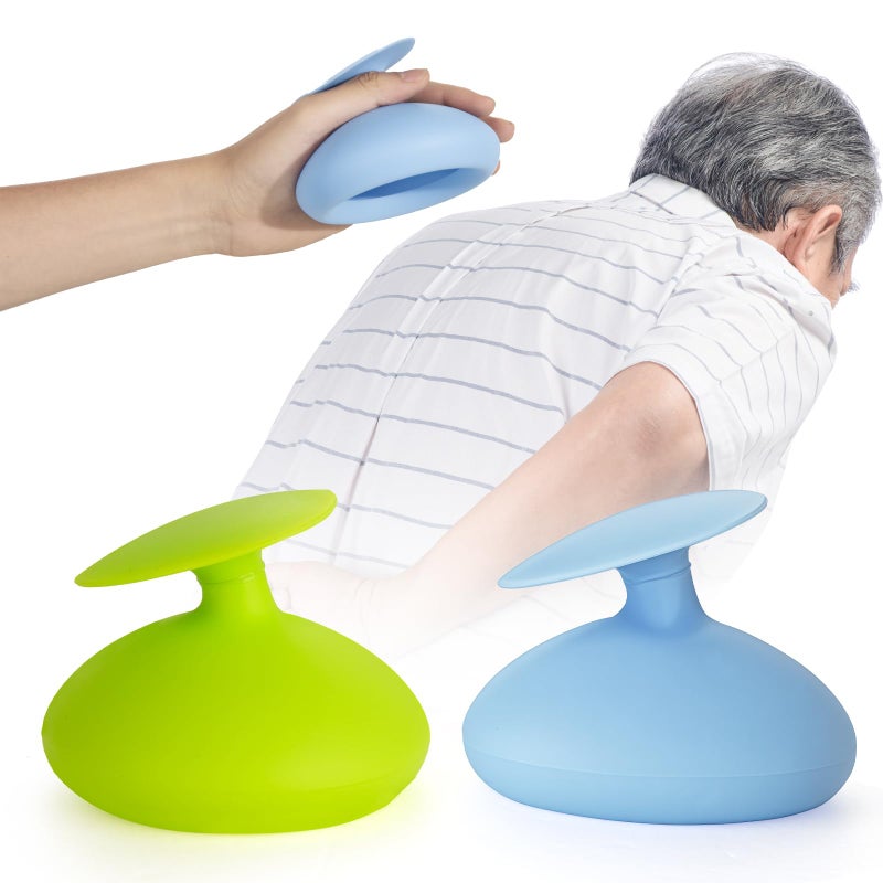 Silicone Palm Chest Percussion Cup Chest Physical Aid Therapy Cup Mucus Flutter Removal Device Percussion Treatment for Mucus Sputum and Expectoration Problem43 35 Inch for Adult Green